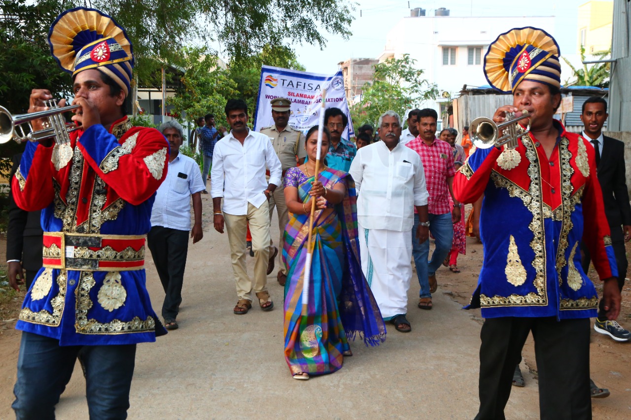 Silambam India, Silambam Malaysia, Silambam Asia, World Silambam for TAFISA World Walking Day in Kovai District Tamil Nadu exhibit-54