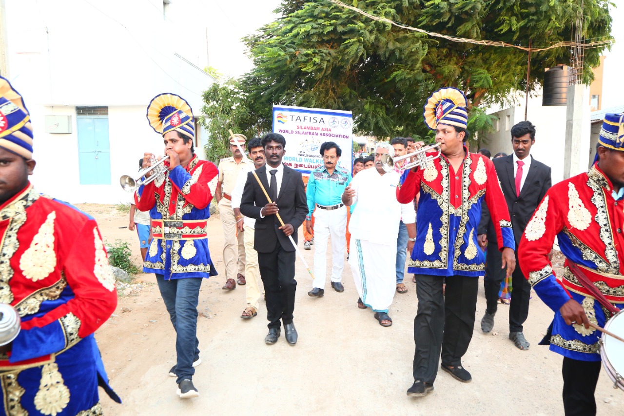 Silambam India, Silambam Malaysia, Silambam Asia, World Silambam for TAFISA World Walking Day in Kovai District Tamil Nadu exhibit-58