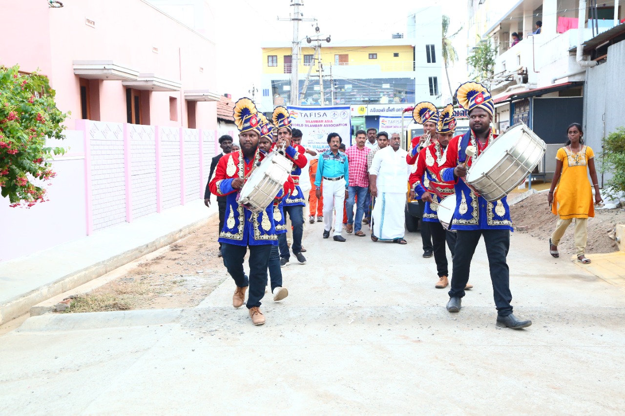 Silambam India, Silambam Malaysia, Silambam Asia, World Silambam for TAFISA World Walking Day in Kovai District Tamil Nadu exhibit-62